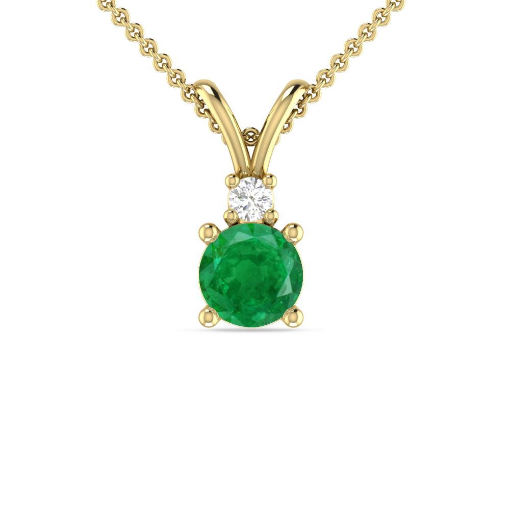 Yellow Gold - Emerald