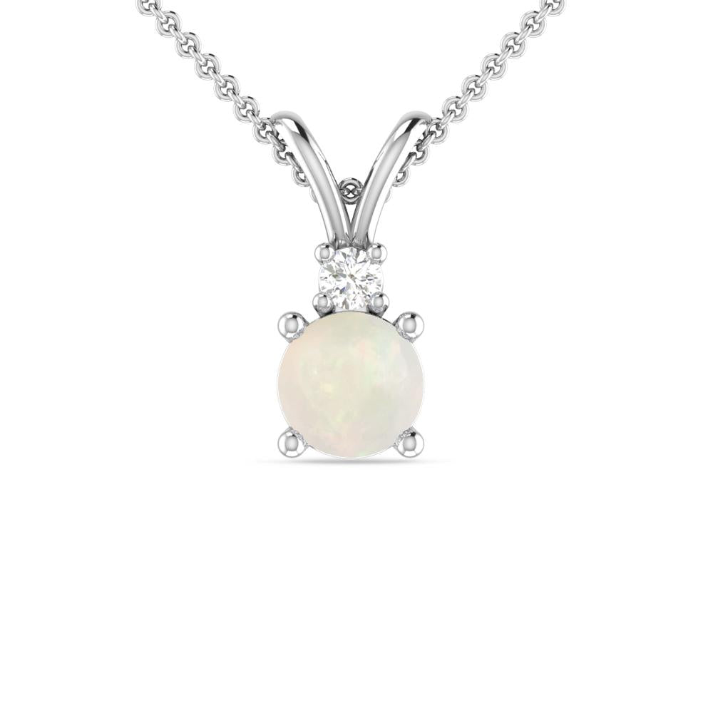 White Gold - Opal
