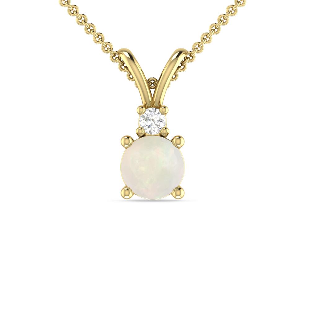 Yellow Gold - Opal