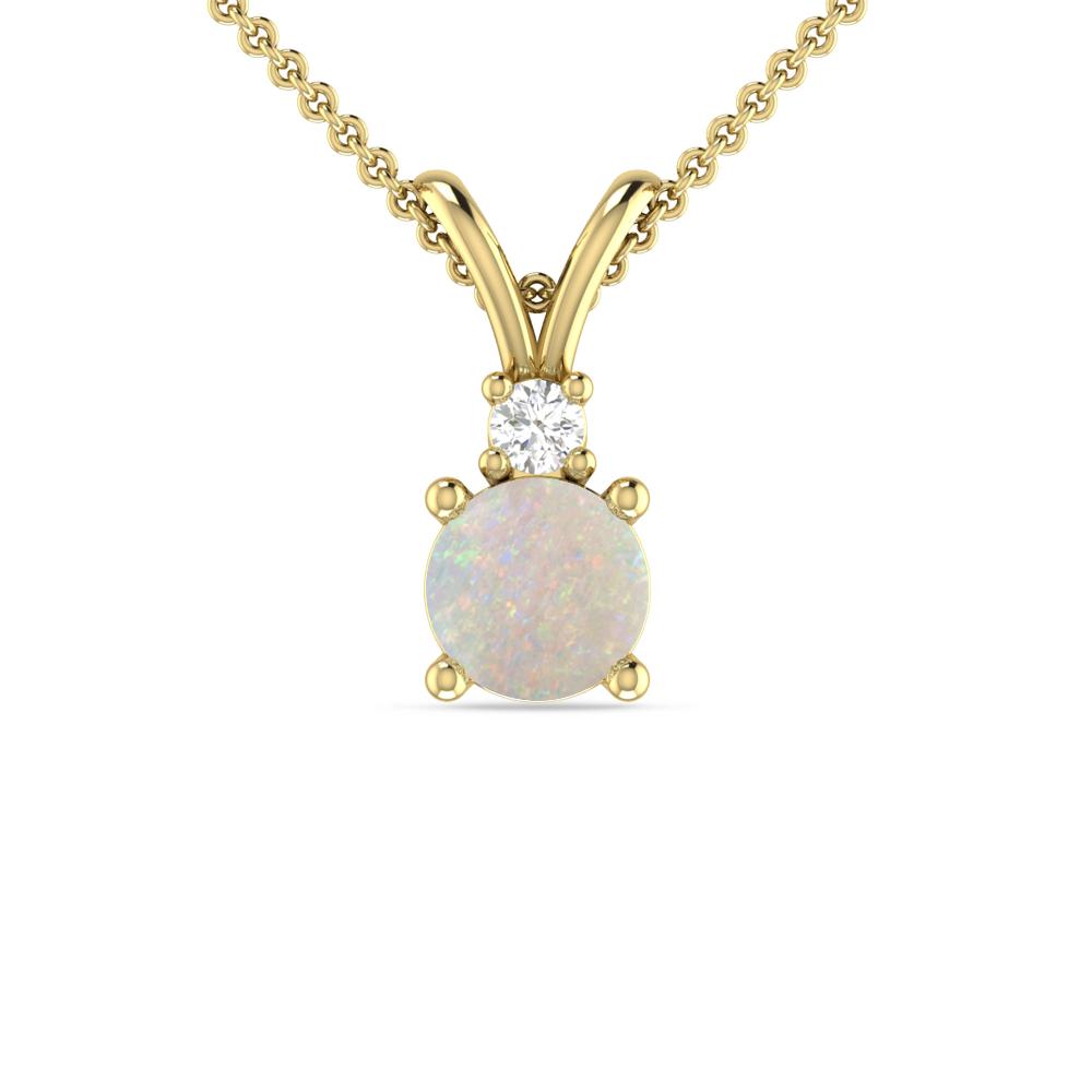 Yellow Gold - Opal