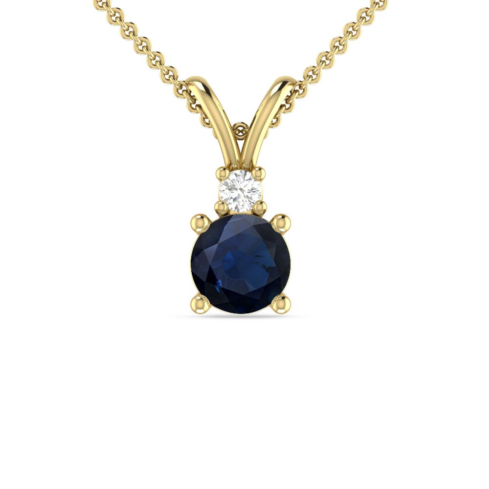 Yellow Gold - Sapphire