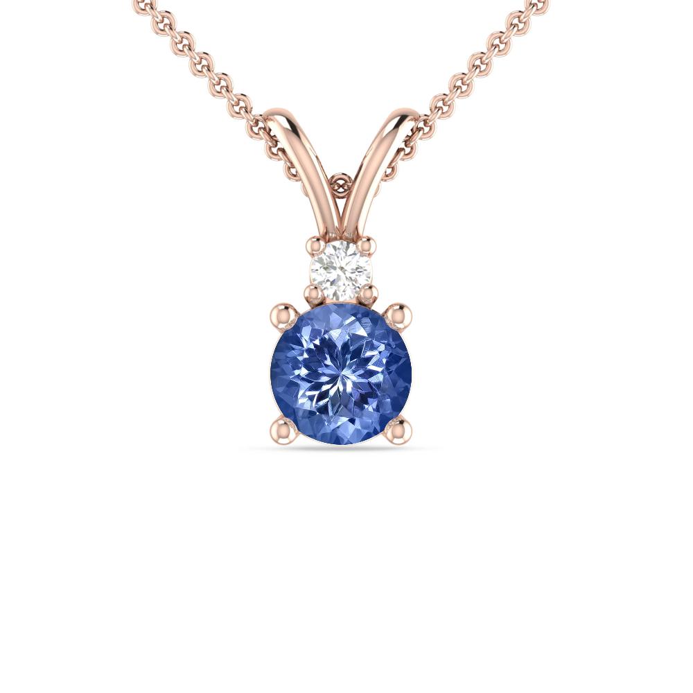Rose Gold - Tanzanite