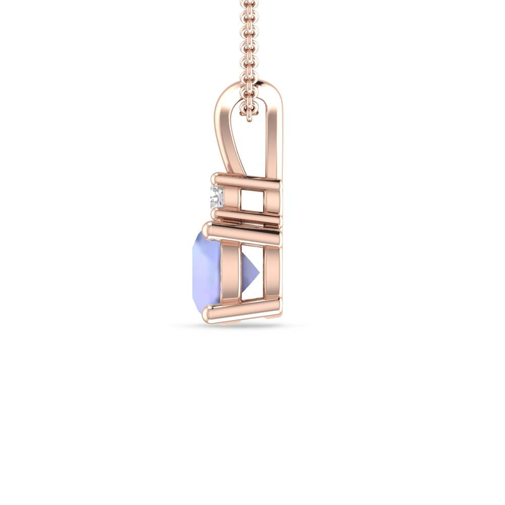 Rose Gold - Tanzanite