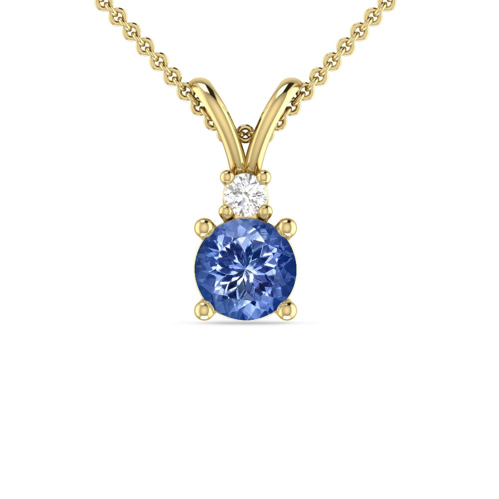 Yellow Gold - Tanzanite