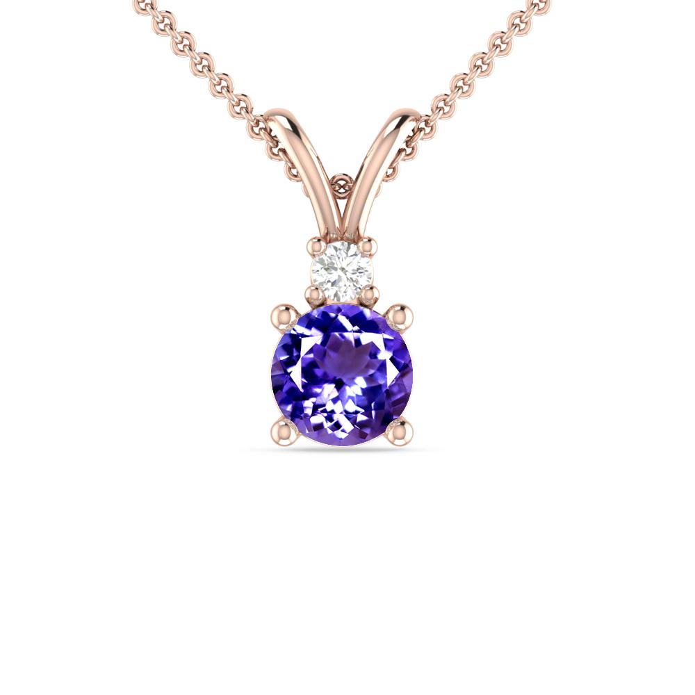 Rose Gold - Tanzanite