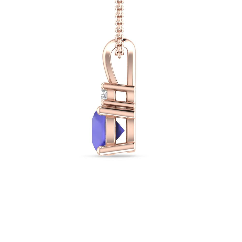 Rose Gold - Tanzanite