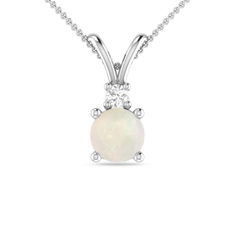 White Gold - Opal