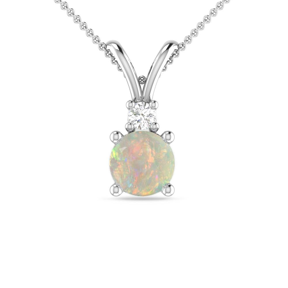 White Gold - Opal