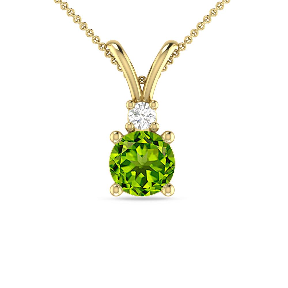Yellow Gold - Peridot