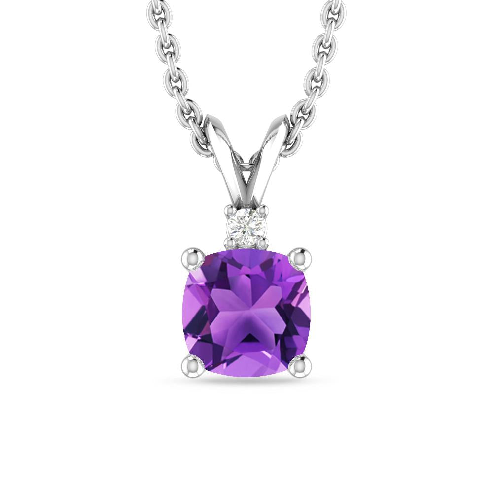 White Gold - Amethyst
