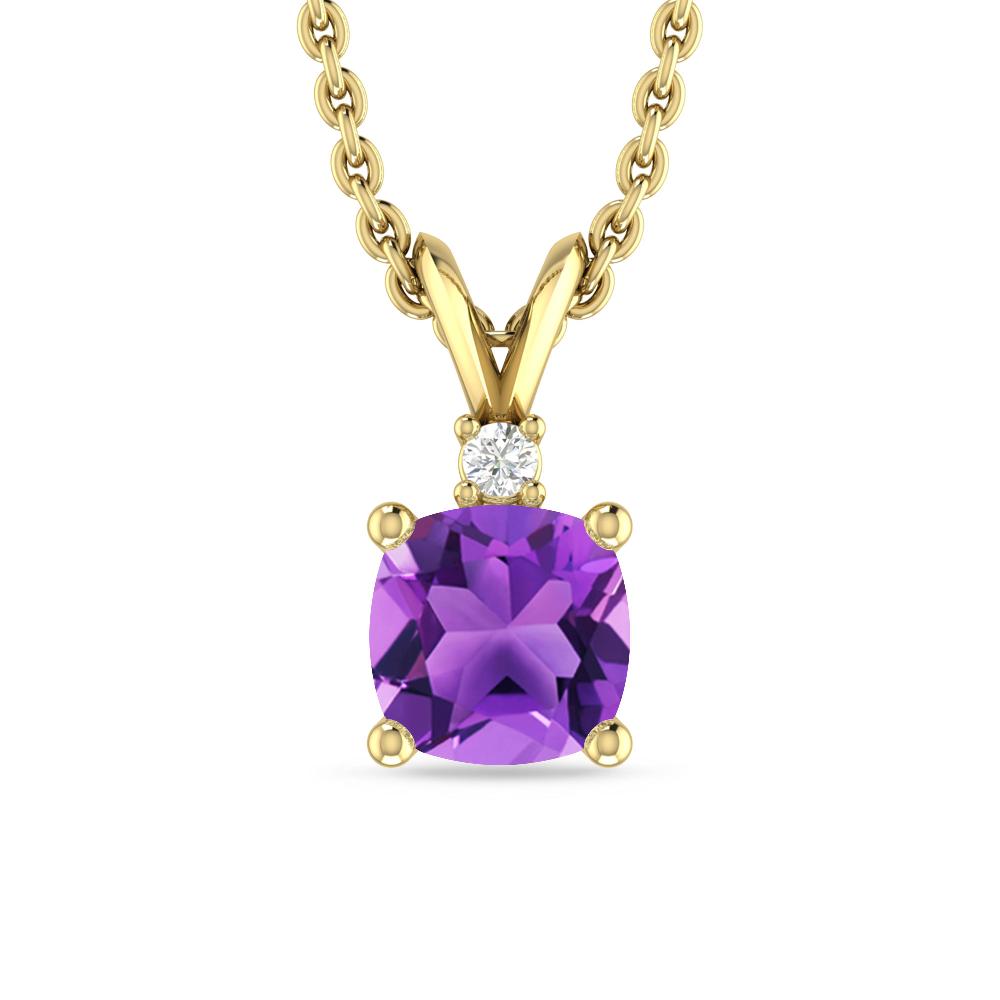 Yellow Gold - Amethyst