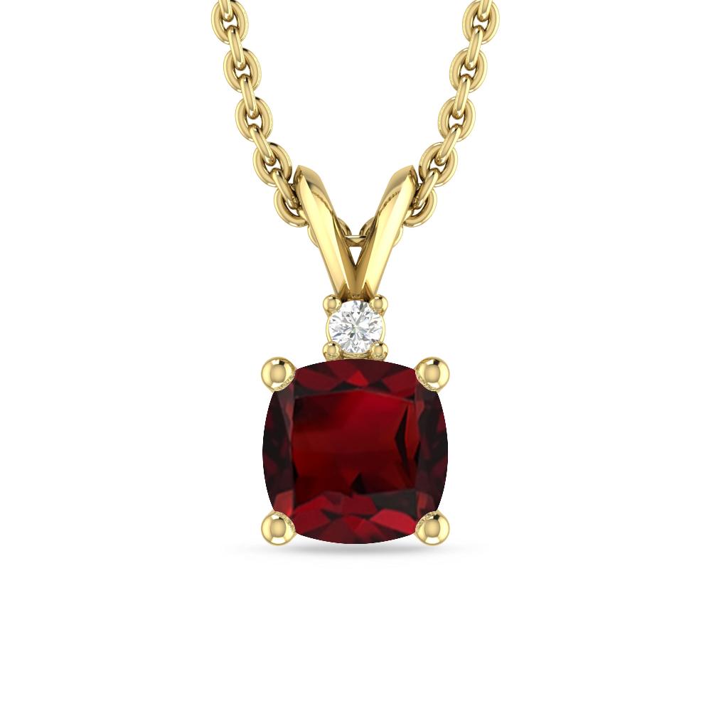 Yellow Gold - Garnet