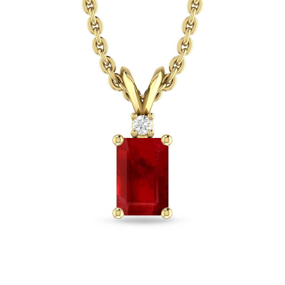 Yellow Gold - Ruby
