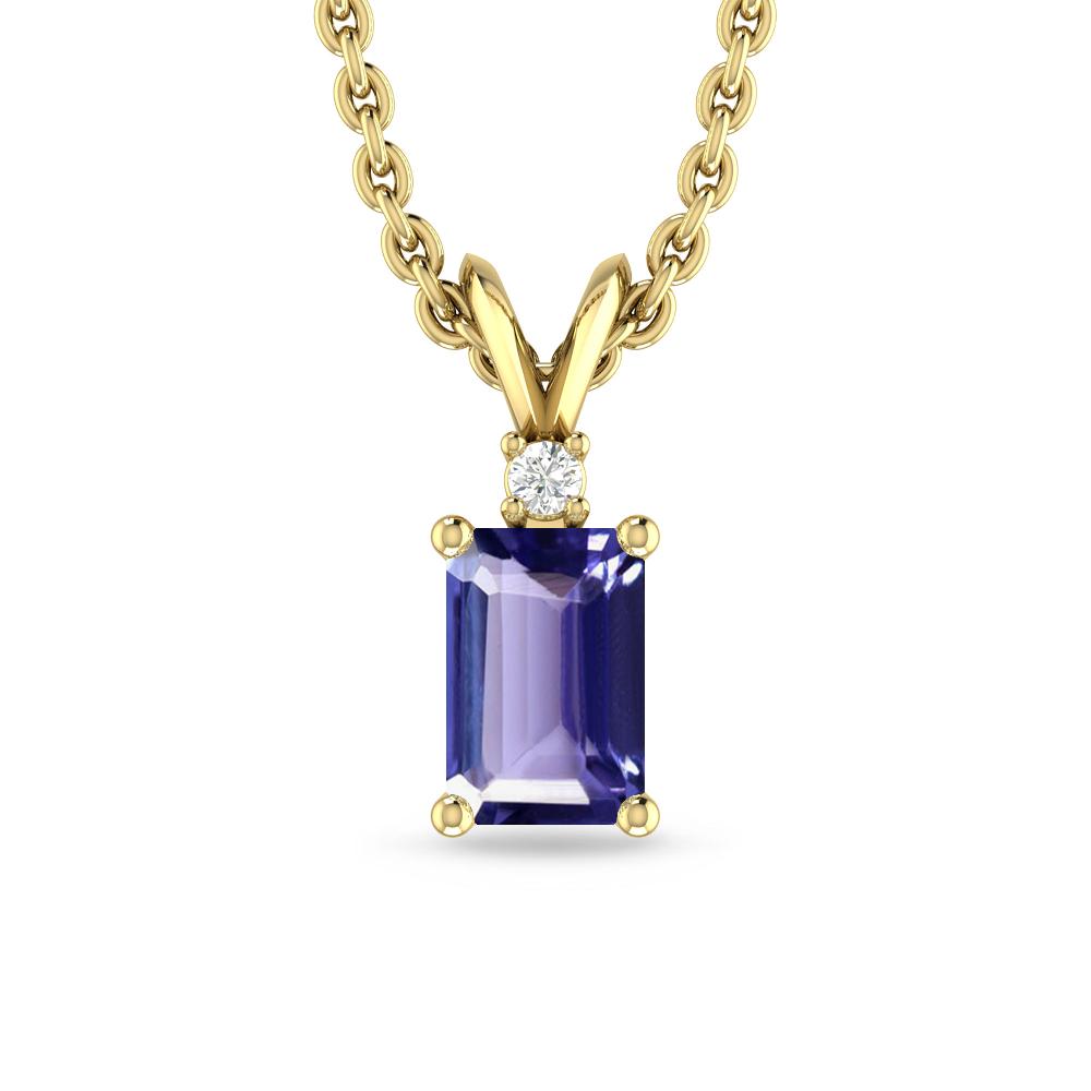 Yellow Gold - Tanzanite