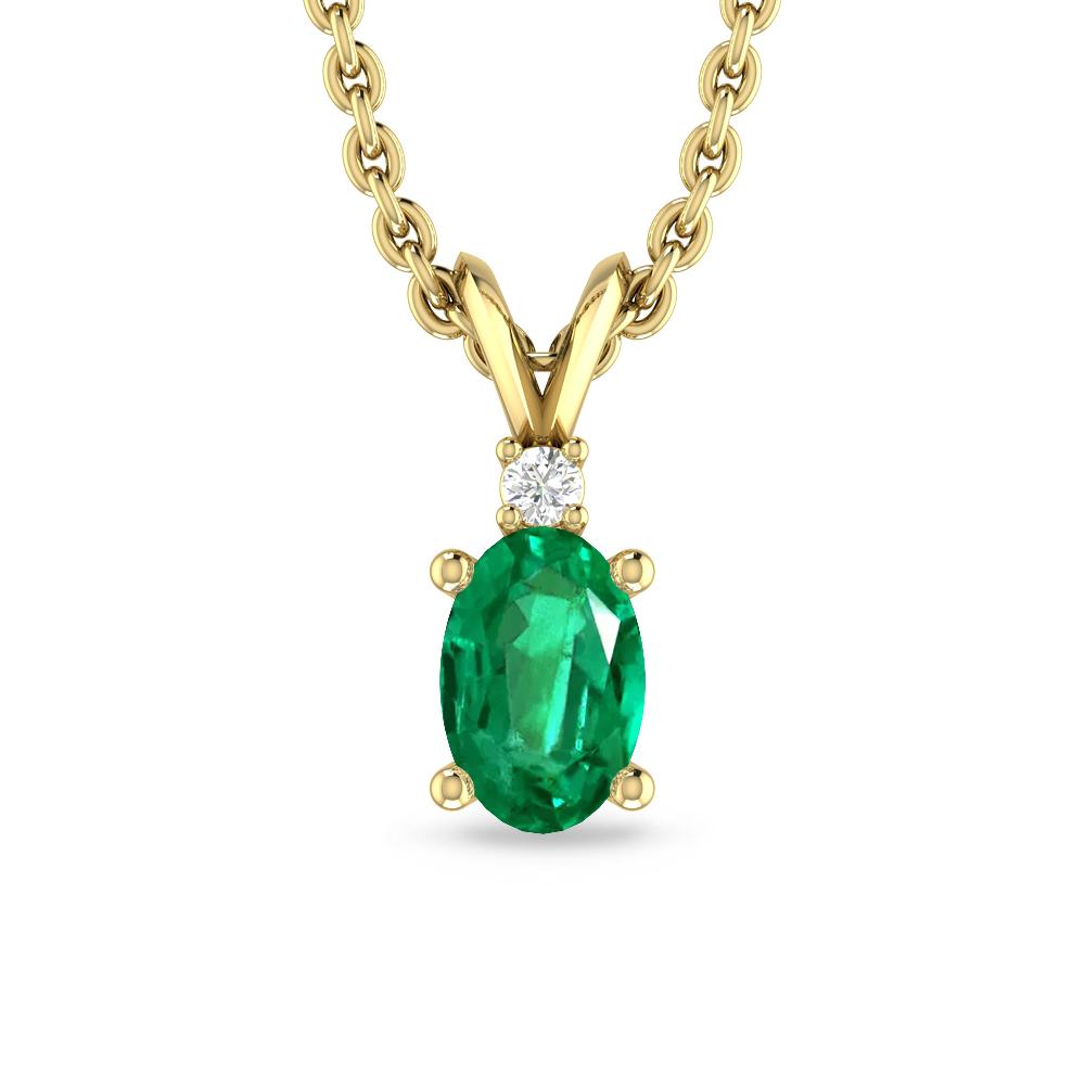 Yellow Gold - Emerald