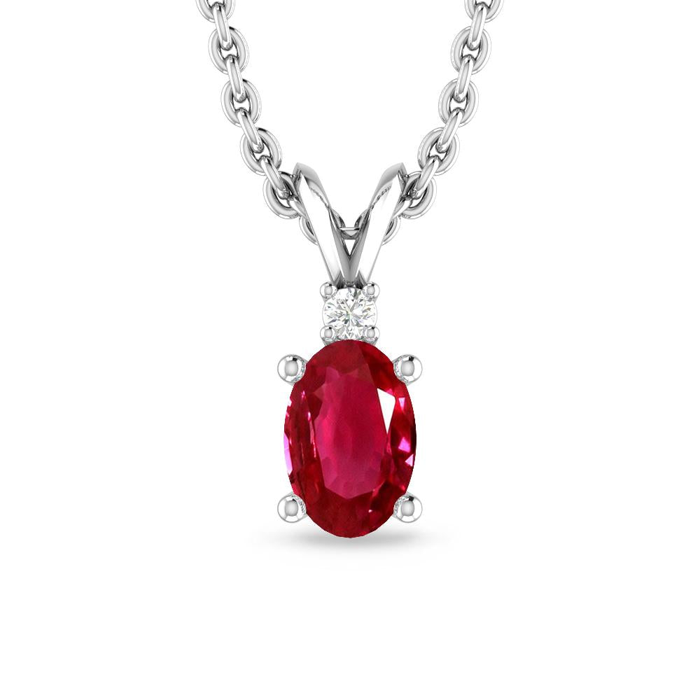 White Gold - Ruby