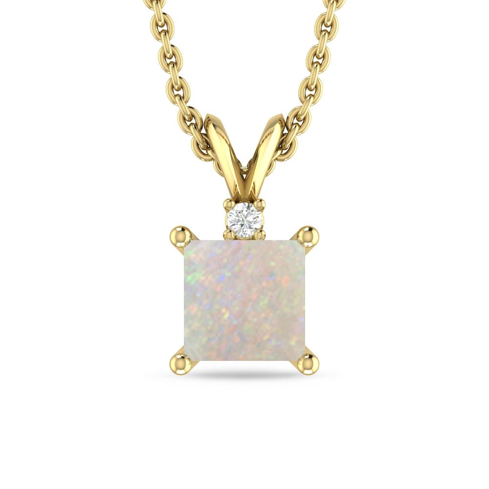 Yellow Gold - Opal