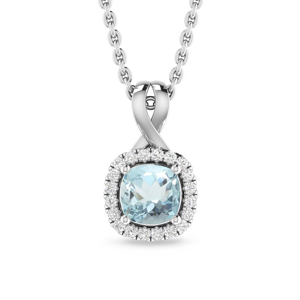 White Gold - Aquamarine