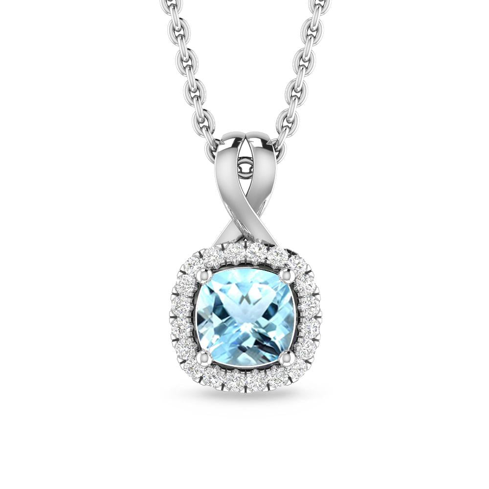 White Gold - Aquamarine
