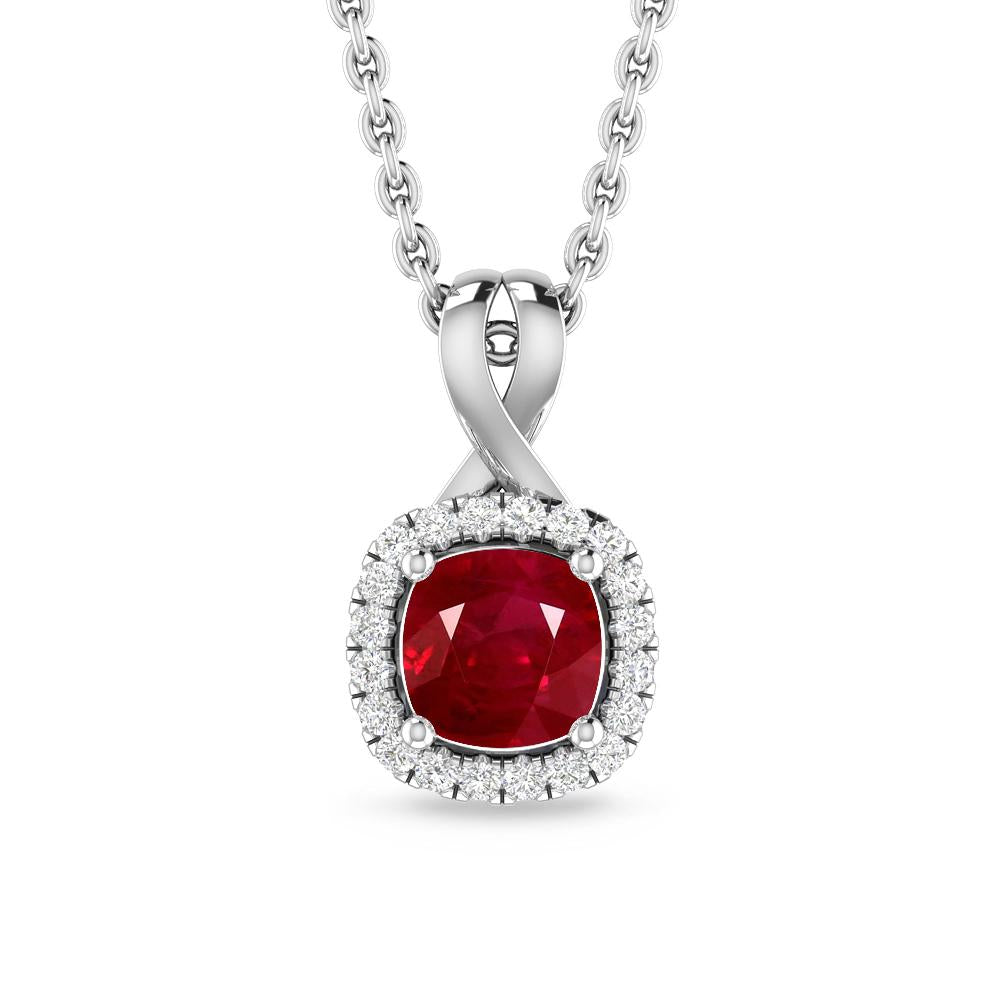 White Gold - Ruby