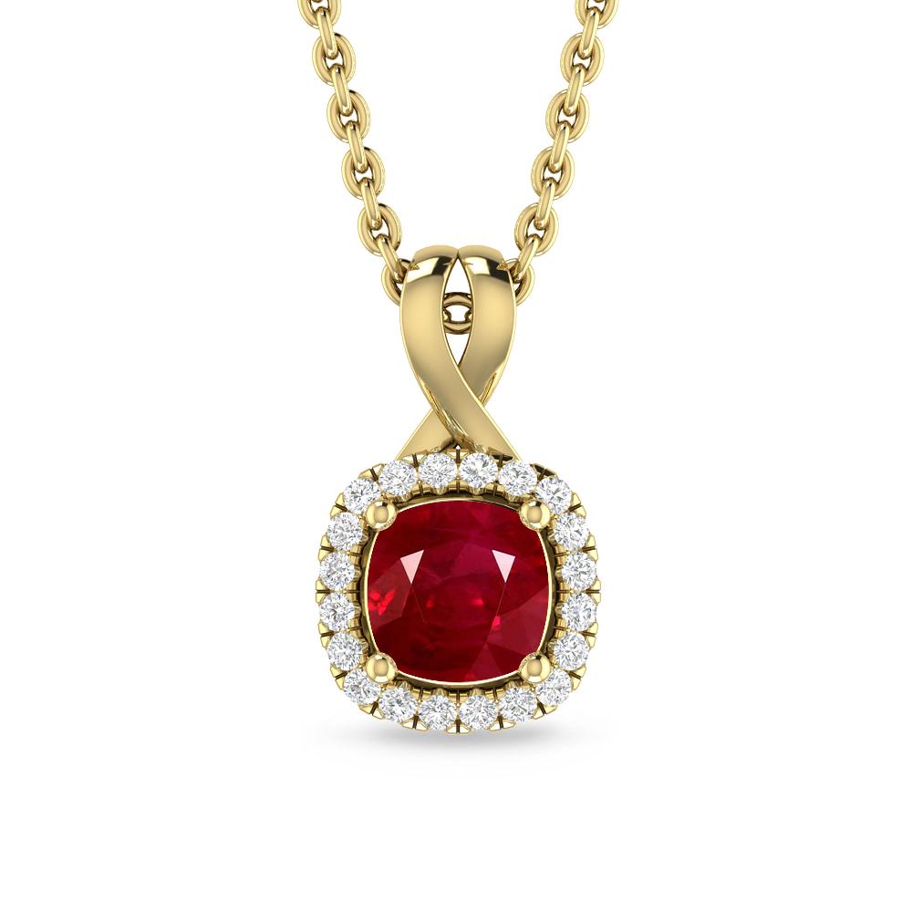 Yellow Gold - Ruby