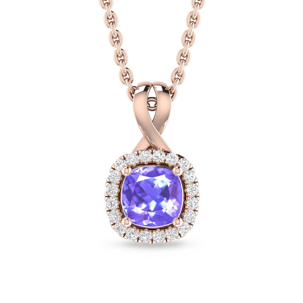 Rose Gold - Tanzanite