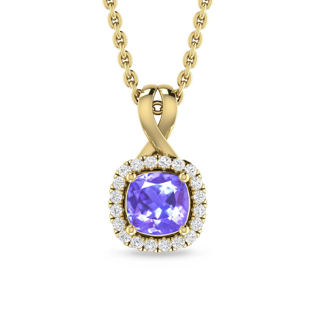 Yellow Gold - Tanzanite