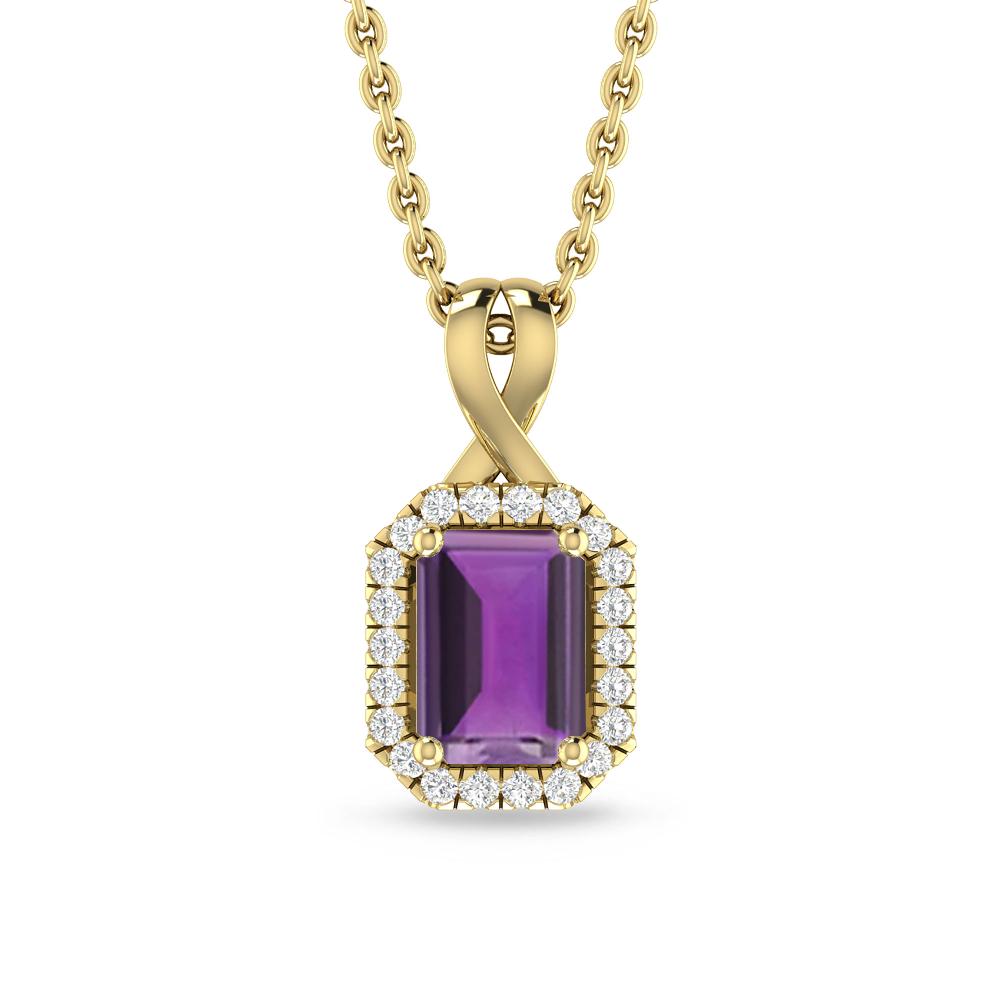 Yellow Gold - Amethyst
