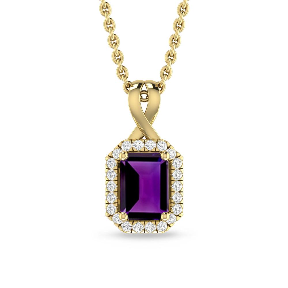 Yellow Gold - Amethyst