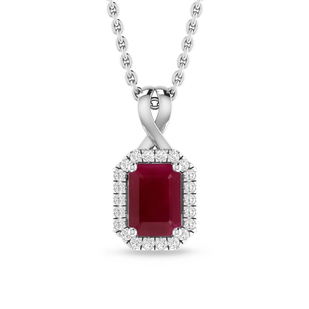 White Gold - Ruby