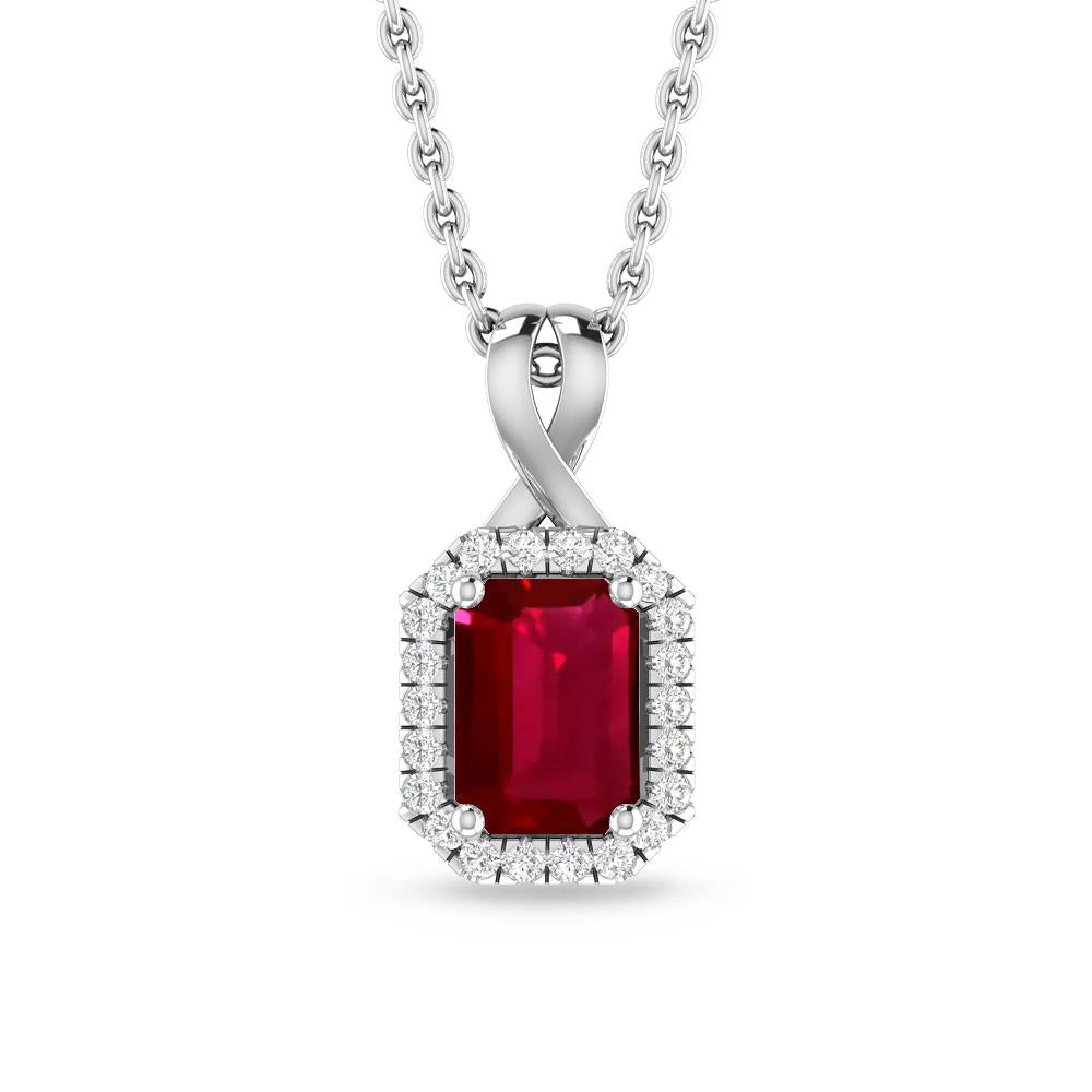 White Gold - Ruby
