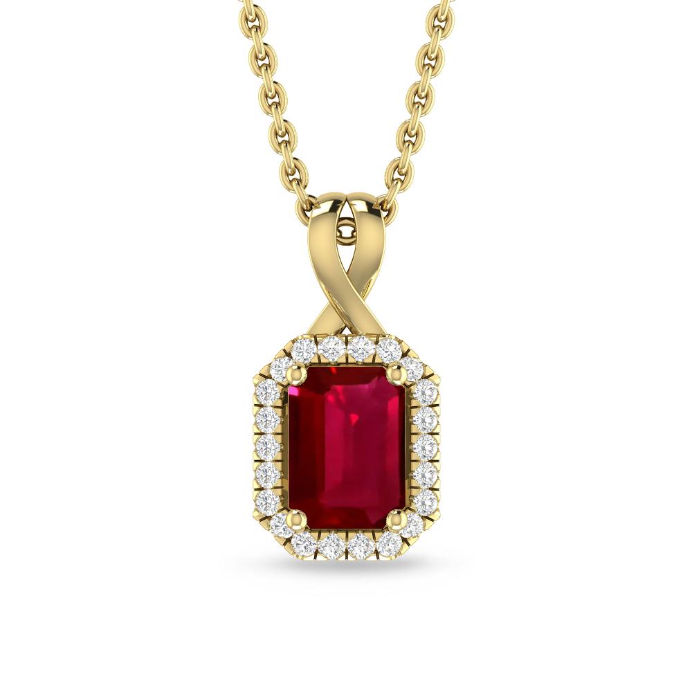 Yellow Gold - Ruby