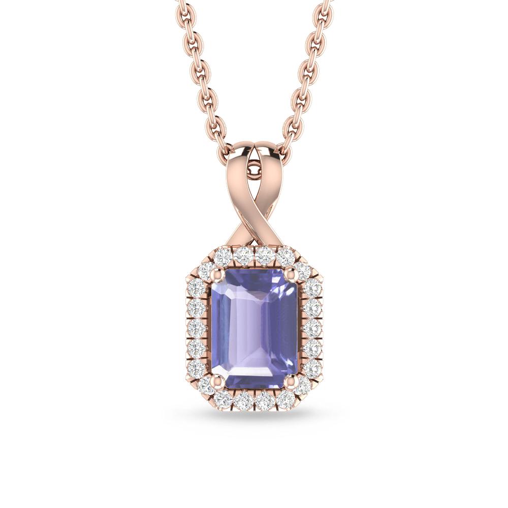 Rose Gold - Tanzanite