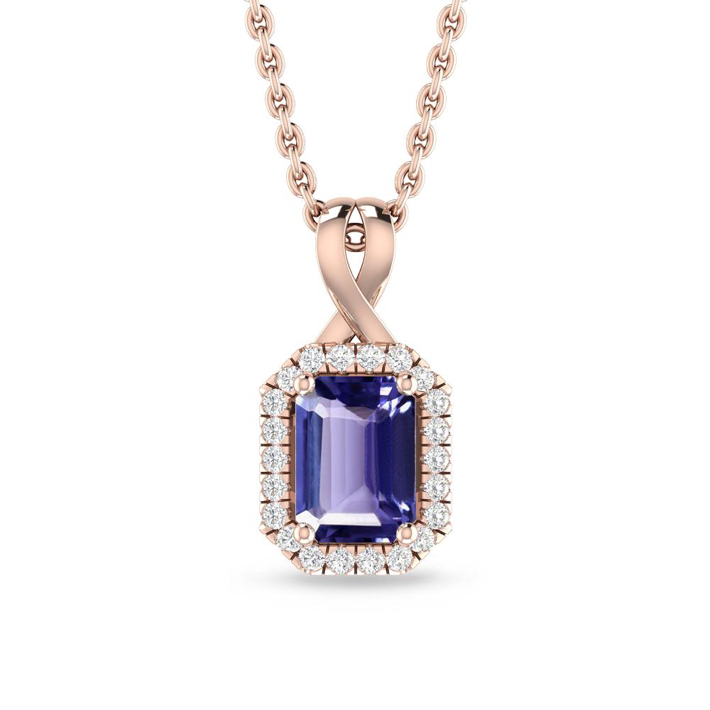 Rose Gold - Tanzanite