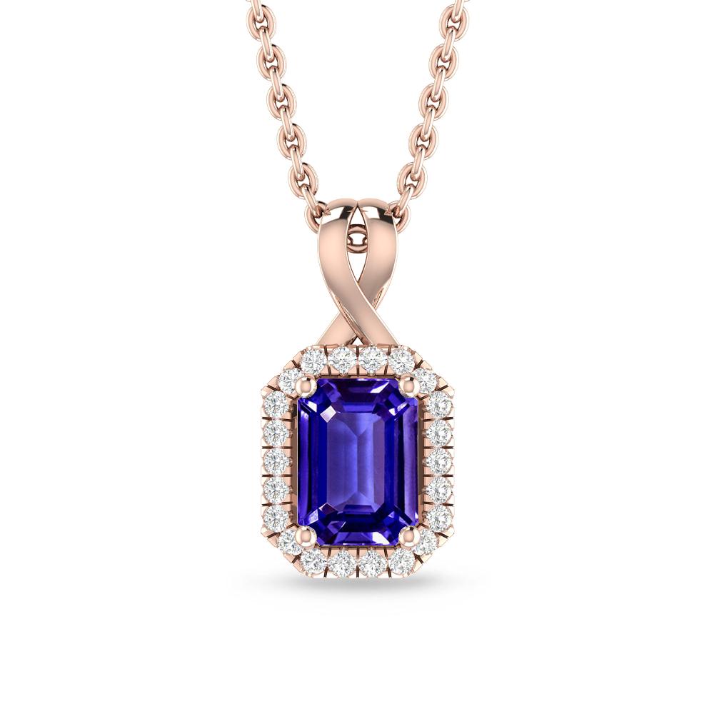 Rose Gold - Tanzanite