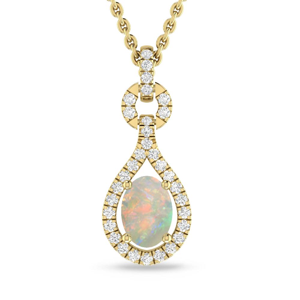 Yellow Gold - Opal