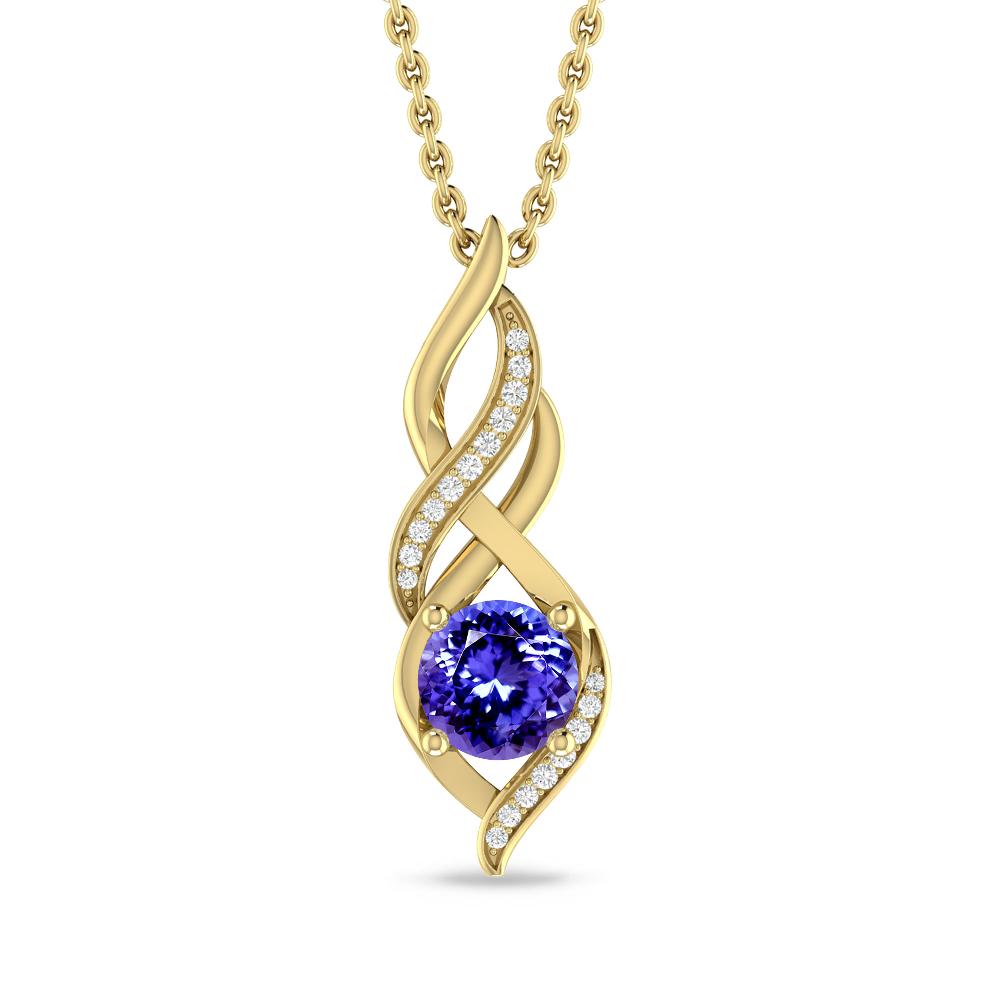 Yellow Gold - Tanzanite