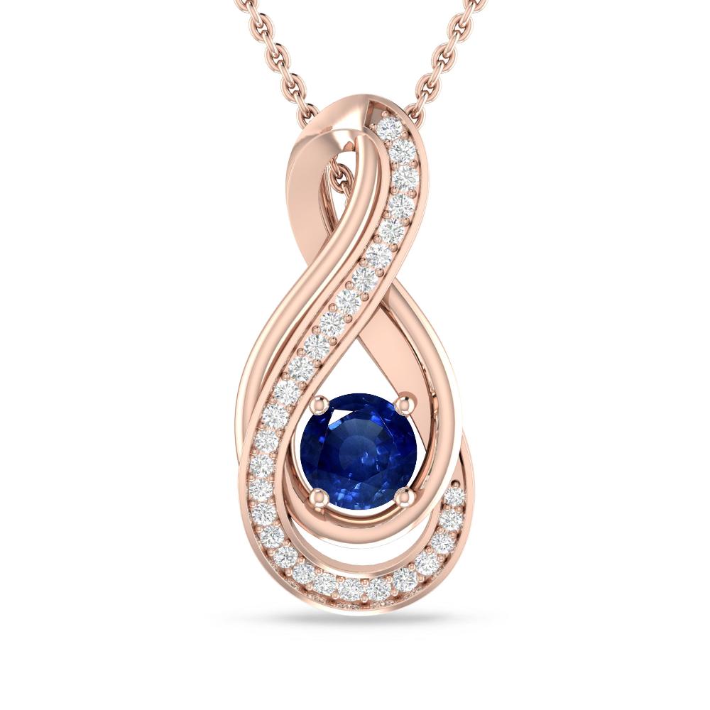 Rose Gold - Sapphire