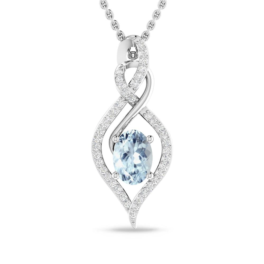 White Gold - Aquamarine