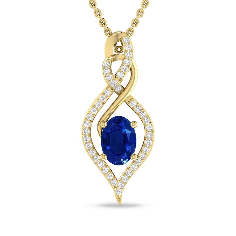 Yellow Gold - Sapphire