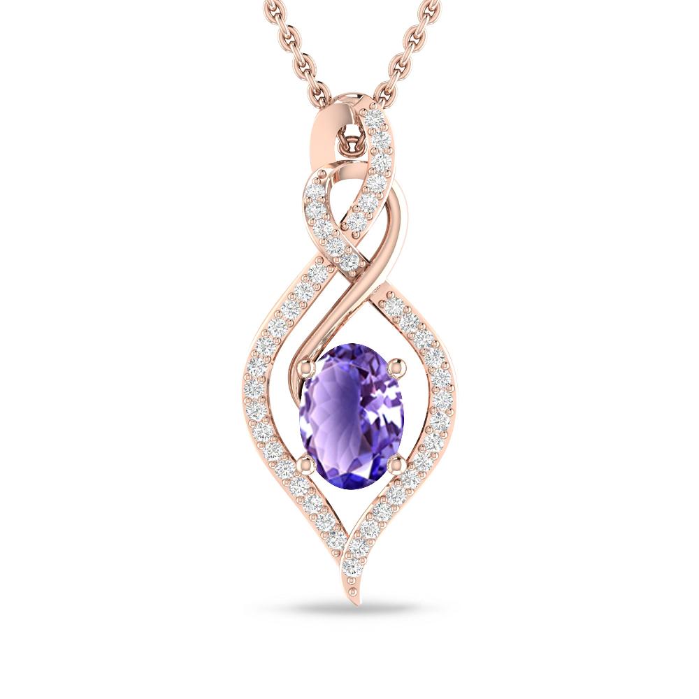 Rose Gold - Tanzanite