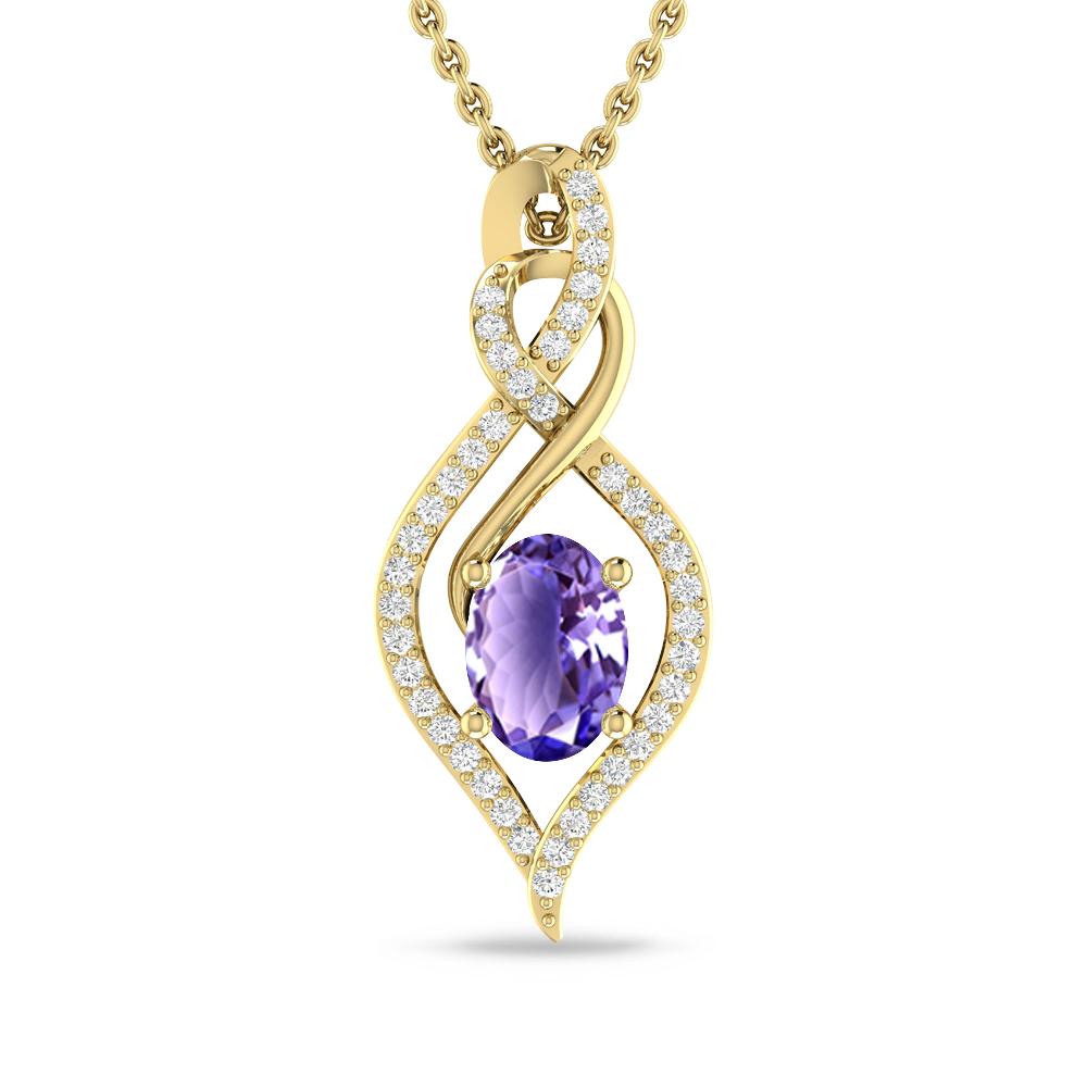 Yellow Gold - Tanzanite