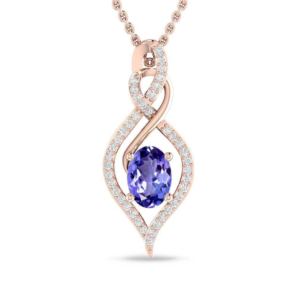 Rose Gold - Tanzanite