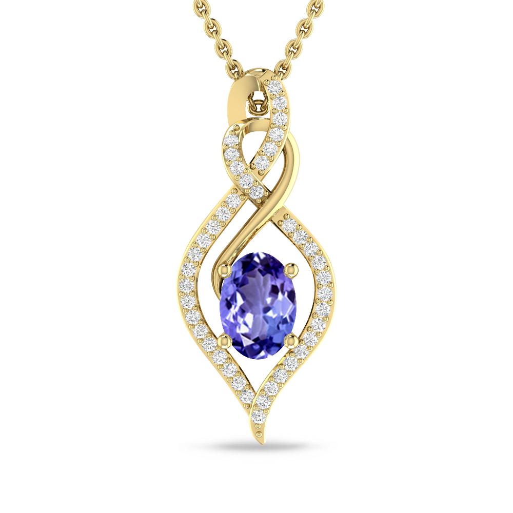 Yellow Gold - Tanzanite