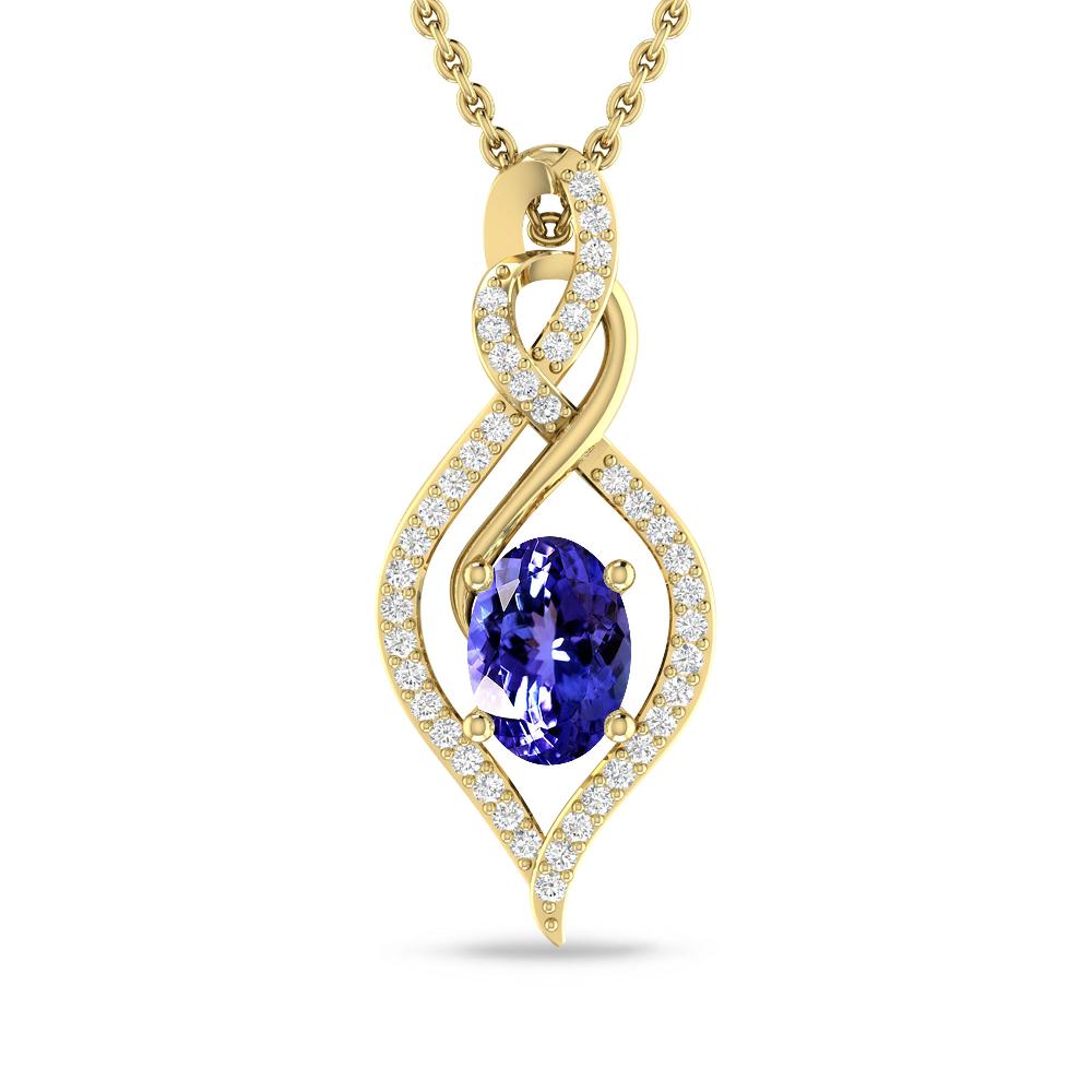 Yellow Gold - Tanzanite