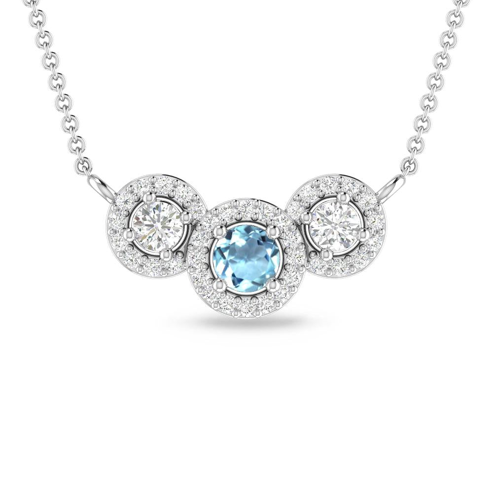 White Gold - Aquamarine