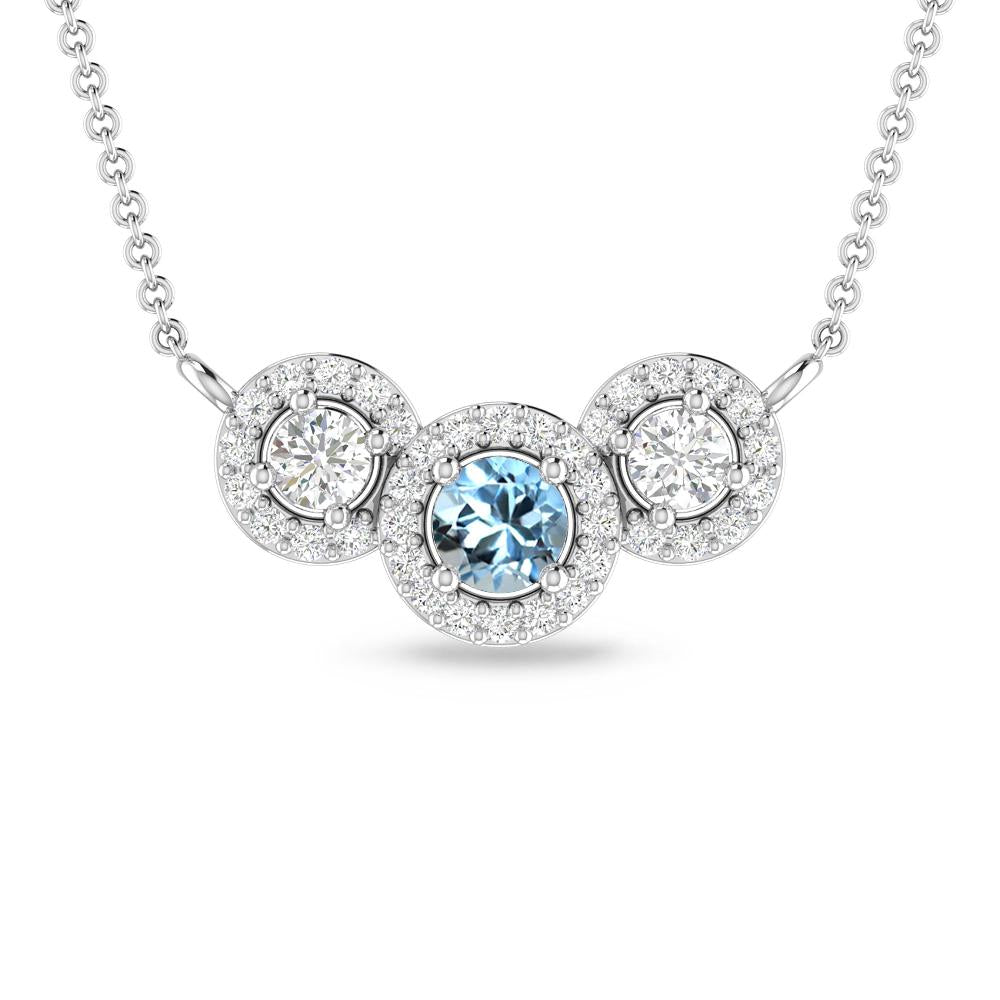 White Gold - Aquamarine
