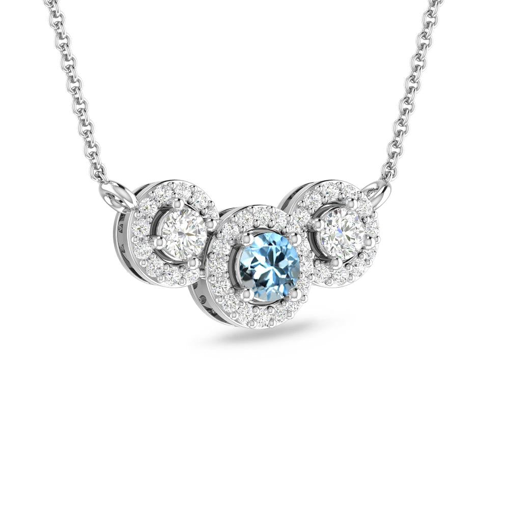 White Gold - Aquamarine