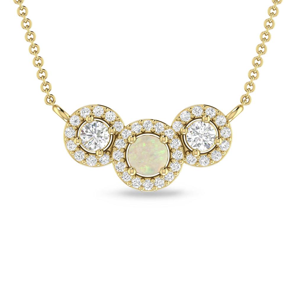 Yellow Gold - Opal