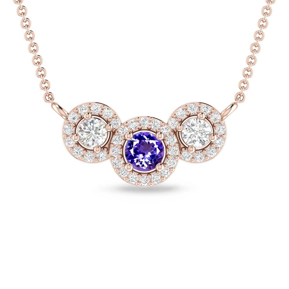 Rose Gold - Tanzanite